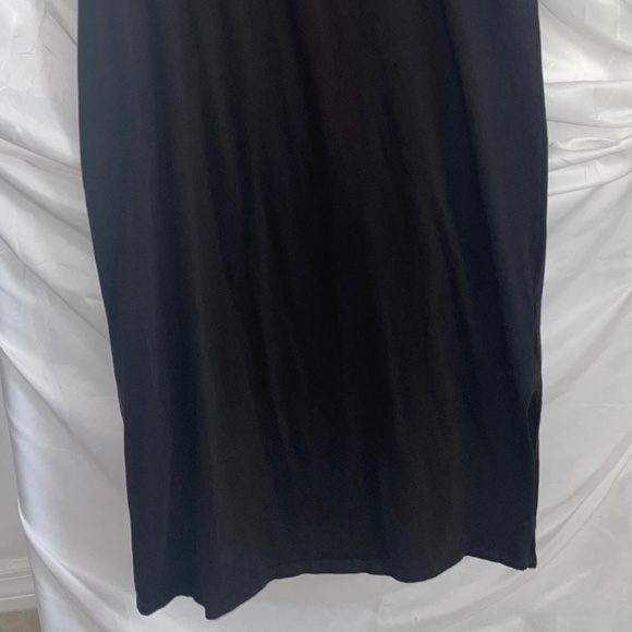 Re-Imagined by J.Crew Maxi Long Black 100% Cotton Dress - Picture 2 of 8